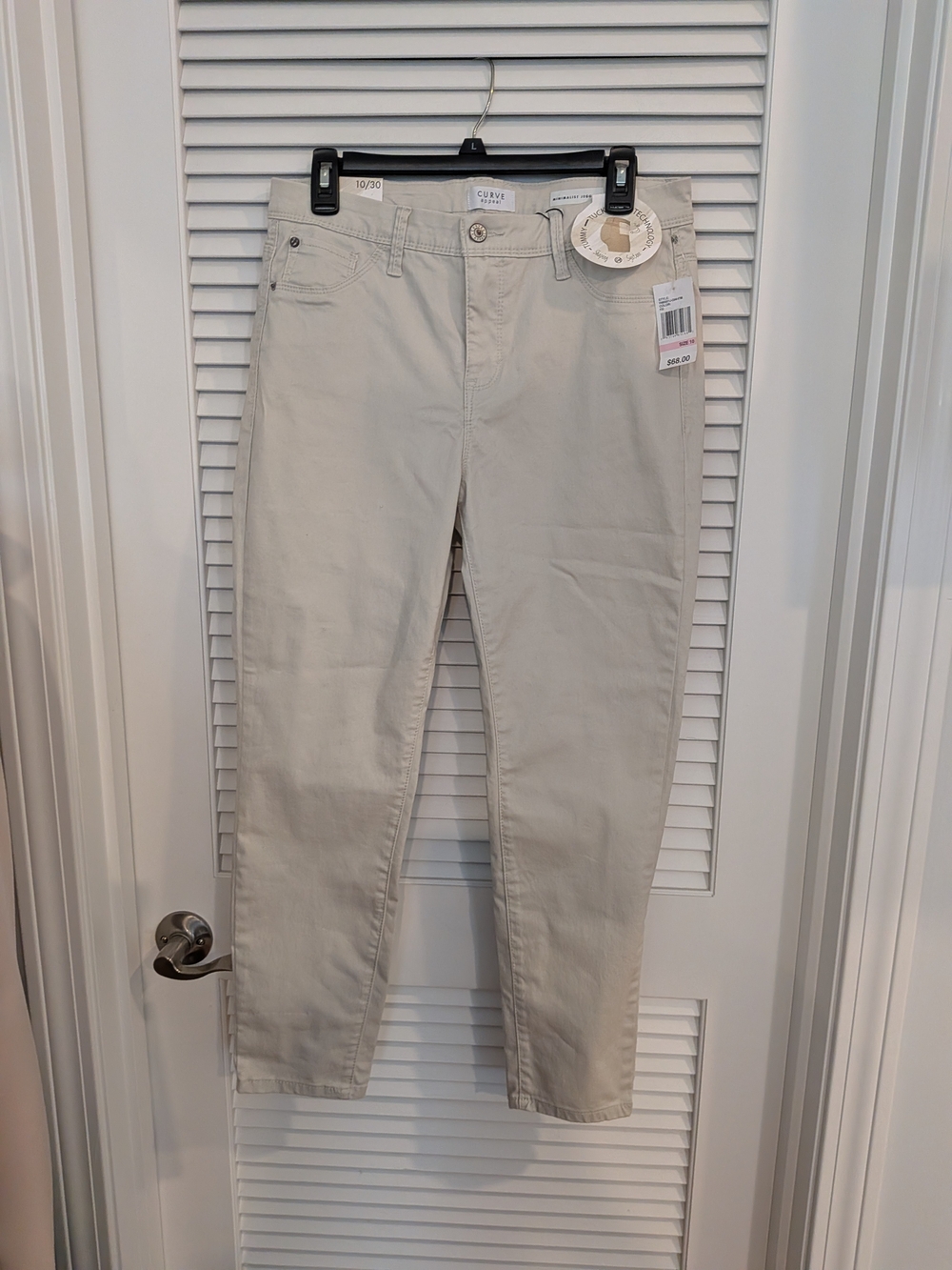 Live Unlimited Curvy Beige High-Rise Pants Size 10
